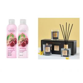 Set 2 buc. : Set cadou Little Black Dress si Set catifelat cu cirese