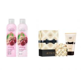 Set 2 buc. : Set cadou Luck pentru Ea si Set catifelat cu cirese
