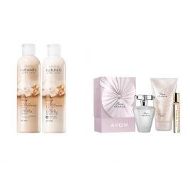 Set 2 buc. : Set cadou Rare Pearls pentru Ea si Set catifelat cu vanilie