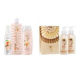 Set 2 buc. : Set cadou cu sapun si crema si Set Peach Velvet