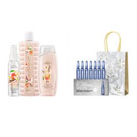 Set 2 buc. : Set cadou pentru hidratare Anew si Set Peach Velvet
