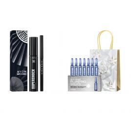 Set 2 buc. : Set cadou pentru hidratare Anew si Set cadou pentru un machiaj de sarbatoare
