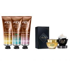 Set 2 buc. : Set cadou pretios pentru ingrijirea tenului si Set pentru maini catifelate Planet Spa
