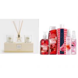 Set 2 buc. : Set de rasfat cu cirese pentru Ea si Set cadou TTA Today