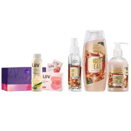 Set 2 buc. : Set de sarbatori Gingerbread si Set LiiV cu aloe si colagen