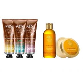 Set 2 buc. : Set pentru corp si simturi si Set pentru maini catifelate Planet Spa