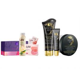 Set 2 buc. : Set pentru fata Black Caviar si Set LiiV cu aloe si colagen