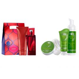 Set 2 buc. : Set pentru improspatarea tenului si Set Attraction Desire pentru Ea