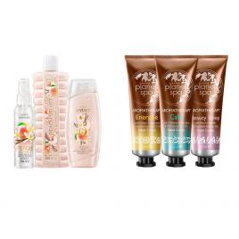 Set 2 buc. : Set pentru maini catifelate Planet Spa si Set Peach Velvet