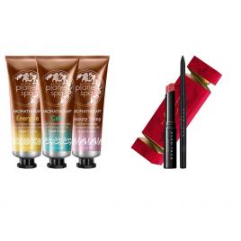 Set 2 buc. : Set pentru ochi si buze Eternal Flame si Set pentru maini catifelate Planet Spa