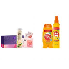 Set 2 buc. : Set pentru par rebel si Set LiiV cu aloe si colagen