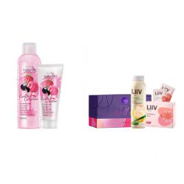 Set 2 buc. : Set LiiV cu aloe si colagen si Set parfumat Naturals Cocktail