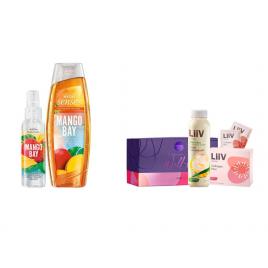 Set 2 buc. : Set LiiV cu aloe si colagen si Set parfumat cu mango