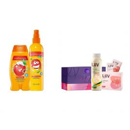 Set 2 buc. : Set LiiV cu aloe si colagen si Set pentru par rebel