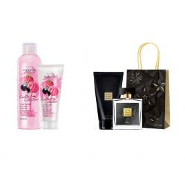 Set 2 buc. : Set Litle Black Dress pentru Ea si Set parfumat Naturals Cocktail