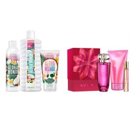 Set 2 buc. : Set cadou Eve Embrace pentru Ea si Set exotic de sarbatori