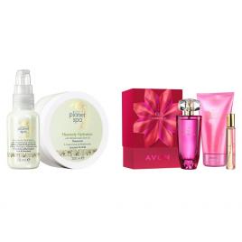 Set 2 buc. : Set cadou Eve Embrace pentru Ea si Set pentru corp cu ulei de masline mediteraneean