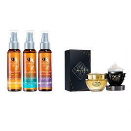 Set 2 buc. : Set cadou pretios pentru ingrijirea tenului si Set Aromatherapy Planet Spa