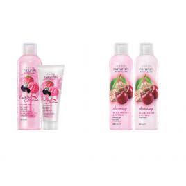 Set 2 buc. : Set catifelat cu cirese si Set parfumat Naturals Cocktail