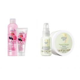 Set 2 buc. : Set pentru corp cu ulei de masline mediteraneean si Set parfumat Naturals Cocktail