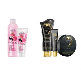 Set 2 buc. : Set pentru fata Black Caviar si Set parfumat Naturals Cocktail