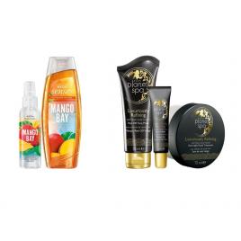 Set 2 buc. : Set pentru fata Black Caviar si Set parfumat cu mango