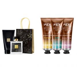 Set 2 buc. : Set pentru maini catifelate Planet Spa si Set Litle Black Dress pentru Ea