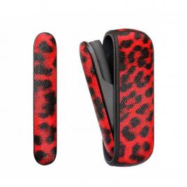 Husa de protectie din silicon pentru IQOS 3.0 , model animal print rosu