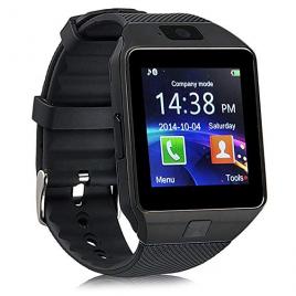 Ceas smartwatch metalic tartek™ - dz09 black edition