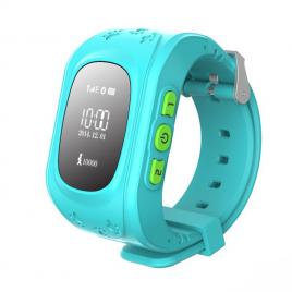 Ceas telefon smartwatch  monitorizare copii tartek™ q50, albastru cu gps