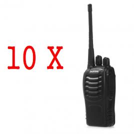 Set 10 statii radio portabila emisie receptie,  walkie talkie, baofeng bf-888s