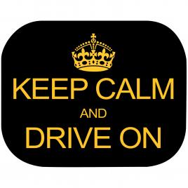 Set 2 parasolare keep calm and drive on eurasia 10940 initiala