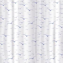 Perdea baie din material textil(model pescarusi) seagull tatkraft