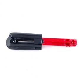 Aparat manual de facut tigari, cu un singur injector, rosu