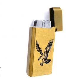 Bricheta antivant Golden Eagle, metalica, incarcare gaz