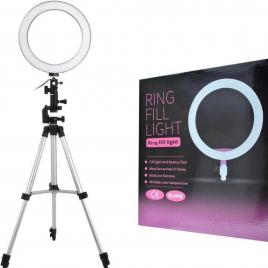 Lampa Ring Fill Light, LED SMD, 3 trepte lumina, cutie de transport, Trepied Giant Octopus inclus 200 cm