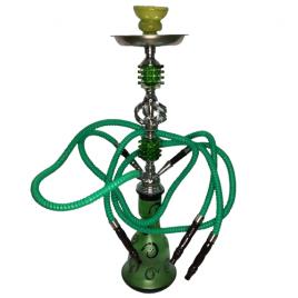 Narghilea Hookah Alien, cu 3 furtunuri, 55 cm, verde DIMITRIS-196