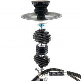 Narghilea Poison of Egypt Hookah cu 1 furtun, 55 cm, negru