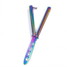 Briceag balisong butterfly The City Snake, pentru antrenament, 22 cm, fade, fara tais