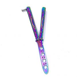 Briceag butterfly Pluto, pentru antrenament, fara tais, 22 cm, fade