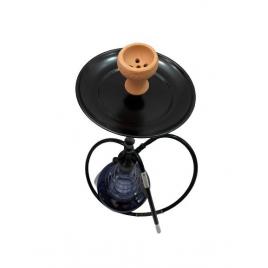 Narghilea Hookah Black Smoke, 1 furtun, 77 cm, material furtun silicon