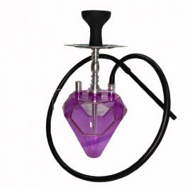 Narghilea Hookah Heart of The Fairy, 1 furtun, LED, 55 cm, mov