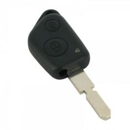 Peugeot - carcasa cheie 2 butoane cu lama 4 piste (fara logo)