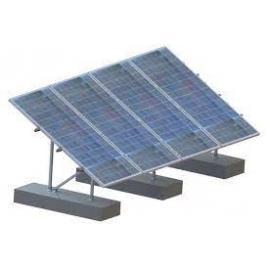Mounting pentru 4 Panouri Fotovoltaice montare pe acoperiș înclinat tablă cutată - CLAMP