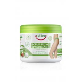 Exfoliant pentru corp, SCRUB CORPO RIMODELANTE, Equilibra, Cu saruri de la Marea Moarta, Cu Aloe Vera, Borcan 600 g