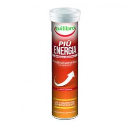 Supliment alimentar, Pentru cresterea vitalitatii si energiei, PIU ENERGIA, 20 Tablete efervescente, 90 g