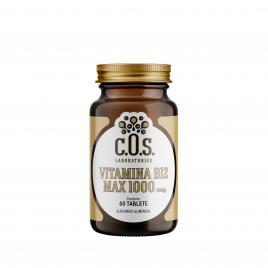 Vitamina B12 MAX 1000mcg, COS Laboratories, 60 Tablete, 15 g