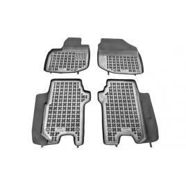 Covorase Auto Honda Jazz III 2008-2015  din cauciuc negru 4 buc