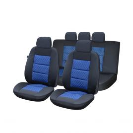 Huse scaune auto VW POLO (2000-2010) Premium Lux Albastru