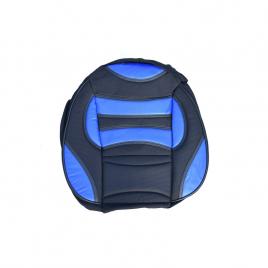 Huse auto fractionate culoarea:Negru + Albastru universale  11 piese
